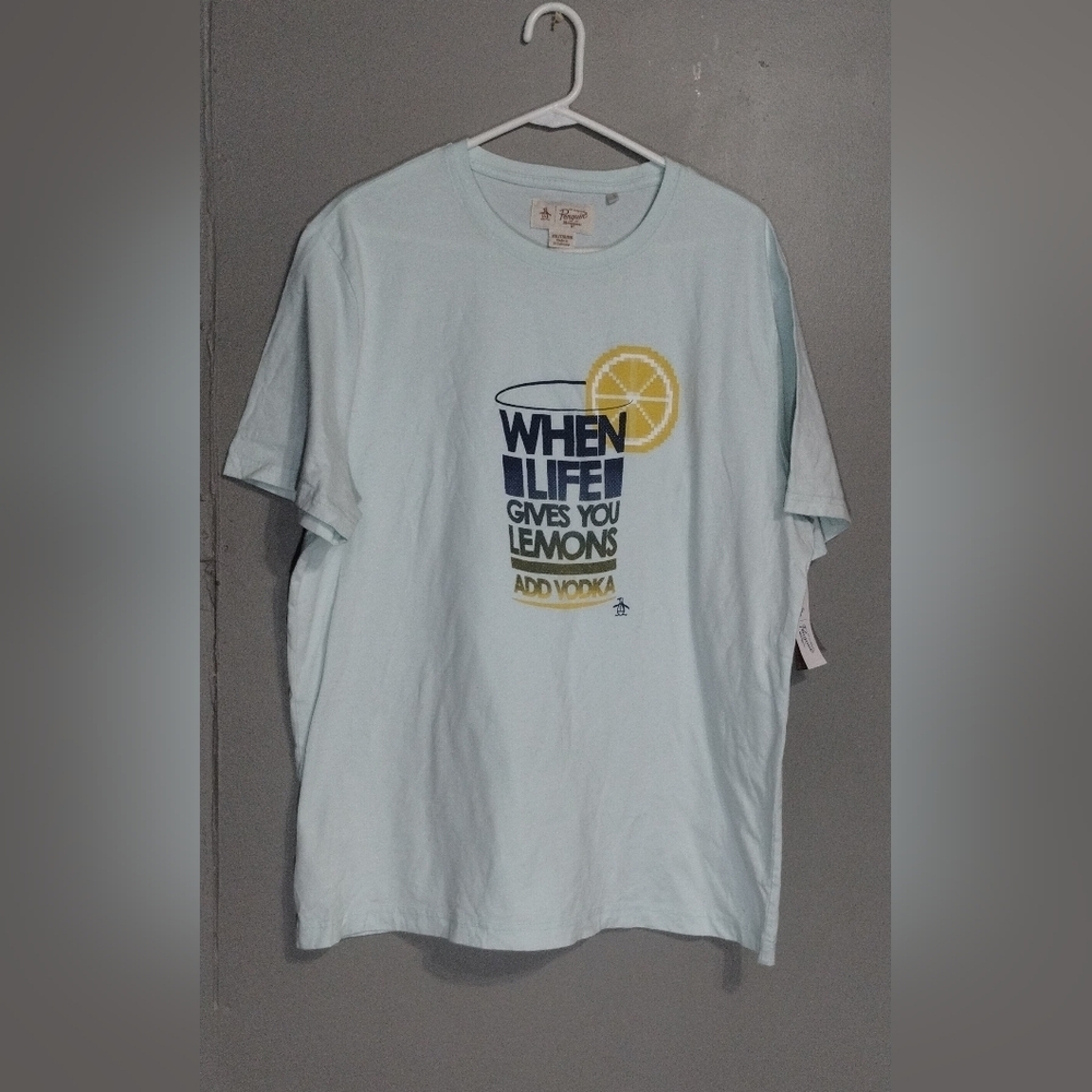Penguin Men's When Life Gives You Lemons Add Vodka T-shirt (XXL)